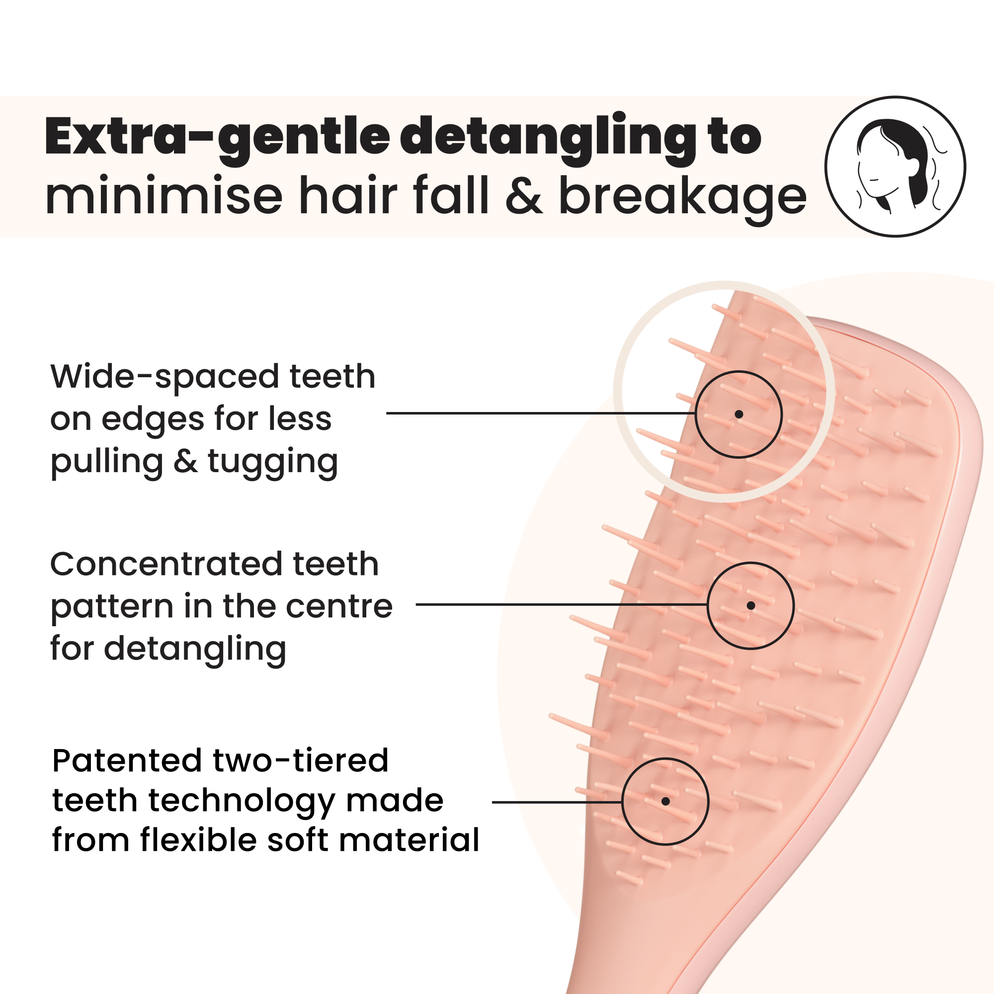 The Ultimate Detangler Extra Gentle